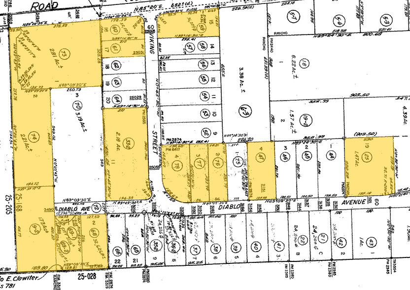 3440-3464 Depot Rd, Hayward, CA for rent - Plat Map - Image 2 of 6