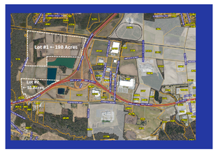 Banks School Road, Kinston, NC - aerial  map view