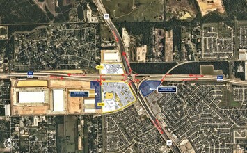 State Highway 249 & Grand Pky, Tomball, TX - aerial  map view