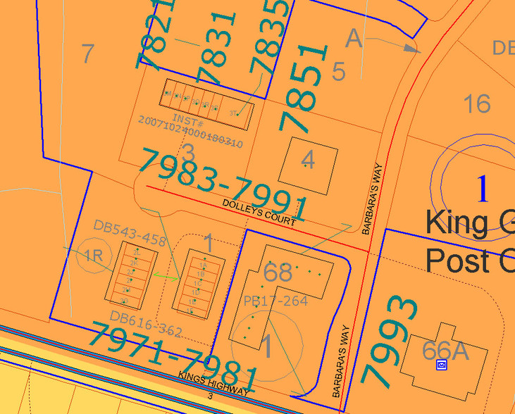 7959-7969 Kings Hwy, King George, VA for rent - Plat Map - Image 2 of 25