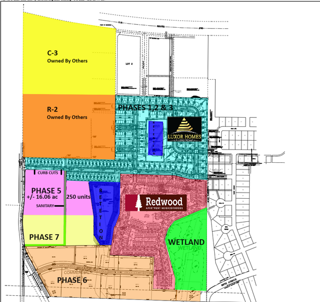 8415 Whitcomb St, Merrillville, IN for sale - Site Plan - Image 1 of 1