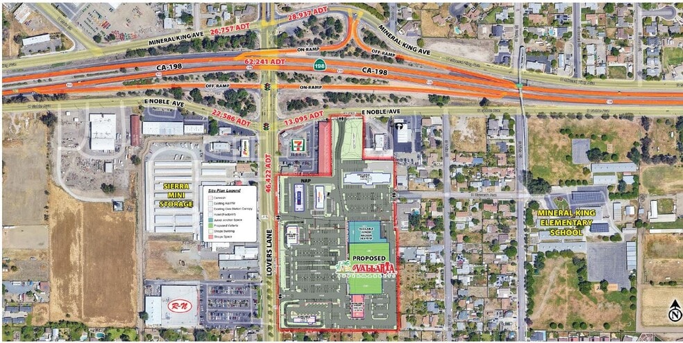 SEC Lovers Lane & Noble Ave., Visalia, CA for rent - Building Photo - Image 1 of 3