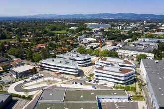 CHAMPAGNE-AU-MONT-D'OR - Aerial  map view