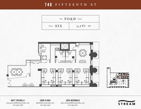 740 15th St Nw, Washington, DC for rent Floor Plan- Image 1 of 1