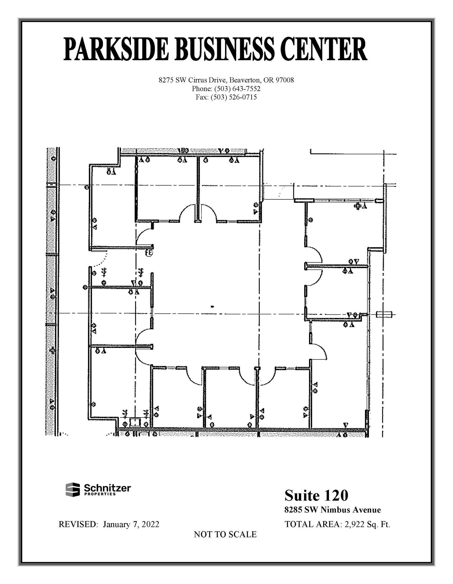 8362-8380 SW Nimbus Ave, Beaverton, OR for rent Floor Plan- Image 1 of 1