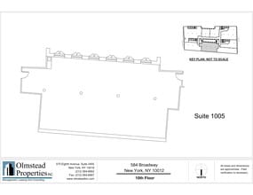 584-590 Broadway, New York, NY for rent Site Plan- Image 1 of 1