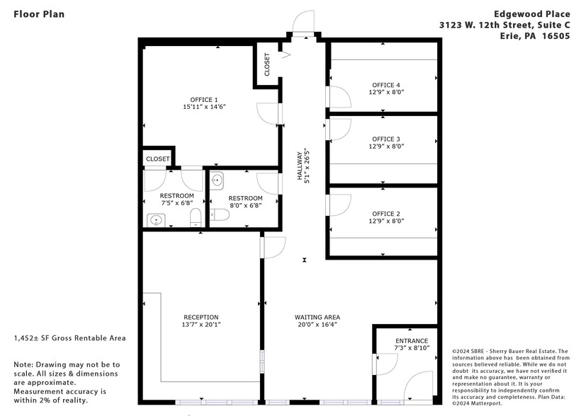 3123 W 12th St, Erie, PA for rent - Floor Plan - Image 3 of 11