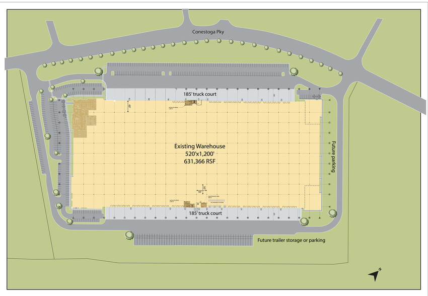 972 Conestoga Pky, Shepherdsville, KY for rent - Floor Plan - Image 2 of 13