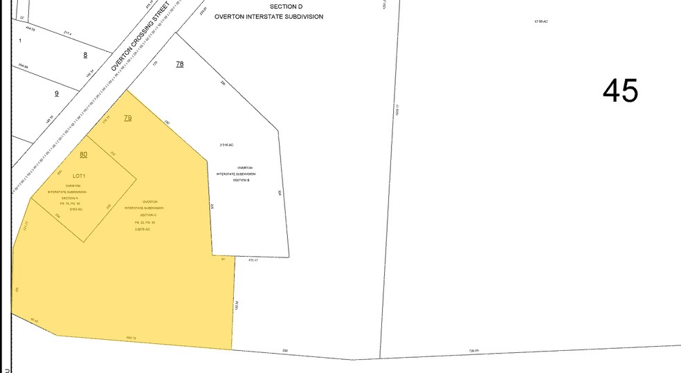 Overton Crossing St, Memphis, TN for sale - Plat Map - Image 2 of 2