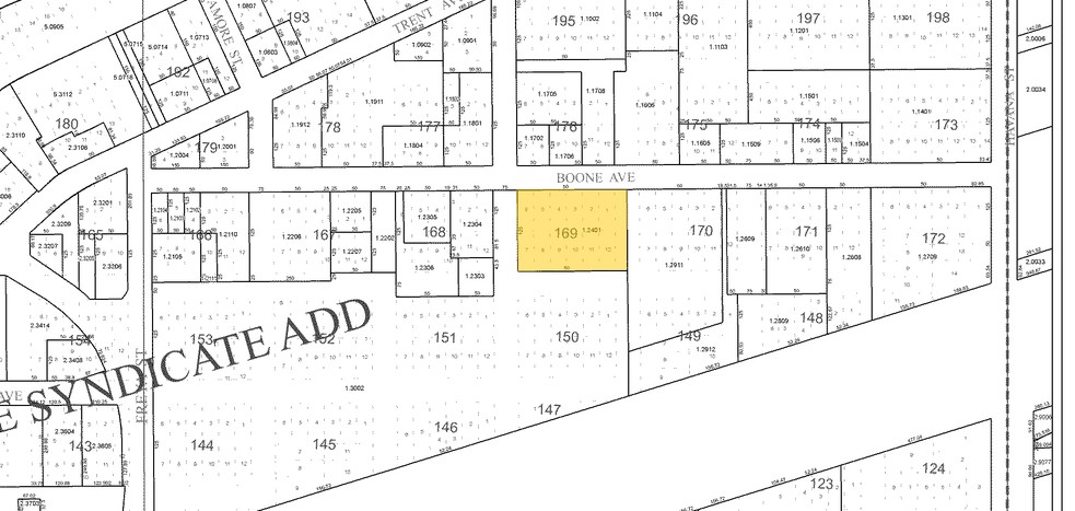 3920 E Boone Ave, Spokane, WA for sale - Plat Map - Image 3 of 3