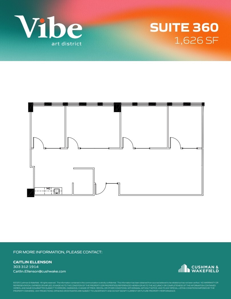 1391 N Speer Blvd, Denver, CO to rent Floor Plan- Image 1 of 1