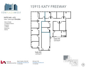 15915 Katy Fwy, Houston, TX for rent Floor Plan- Image 2 of 2