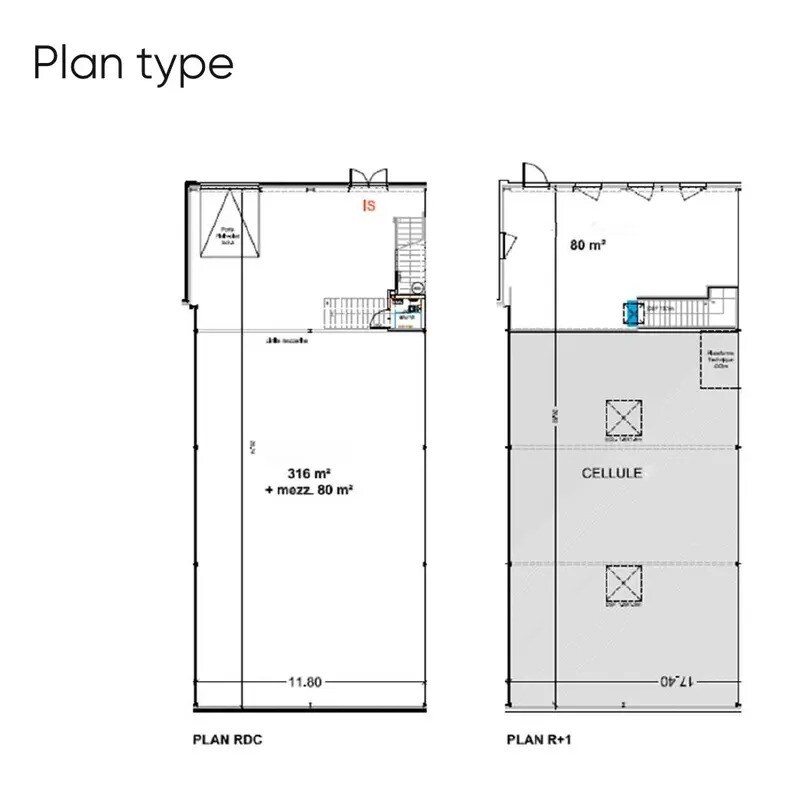 Light Industrial in Rillieux-la-Pape for sale Floor Plan- Image 1 of 7