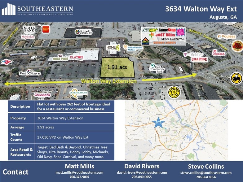 3634 Walton Way Ext, Augusta, GA for sale - Building Photo - Image 1 of 1