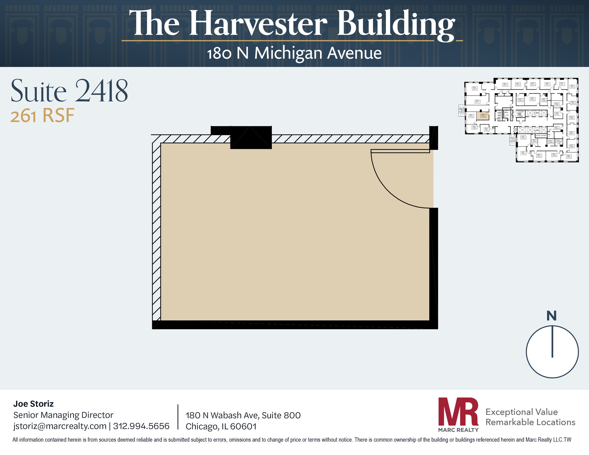 180 N Michigan Ave, Chicago, IL to rent Floor Plan- Image 1 of 1