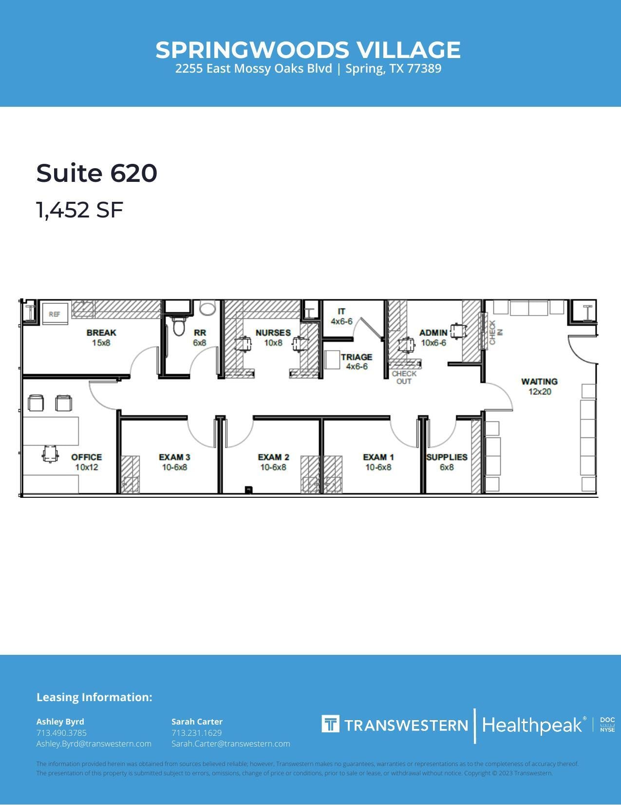 2255 E Mossy Oaks Blvd, Spring, TX to rent Floor Plan- Image 1 of 1