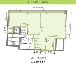 179 South St, Boston, MA for rent Floor Plan- Image 1 of 1