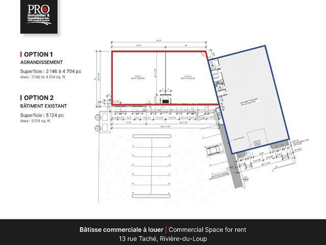 13 St Taché, Rivière-du-Loup, QC for rent - Site Plan - Image 2 of 2