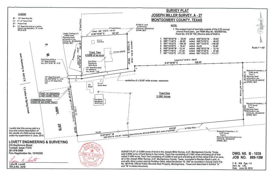 27008 Fm 2978 Rd, Magnolia, TX for sale - Other - Image 1 of 1