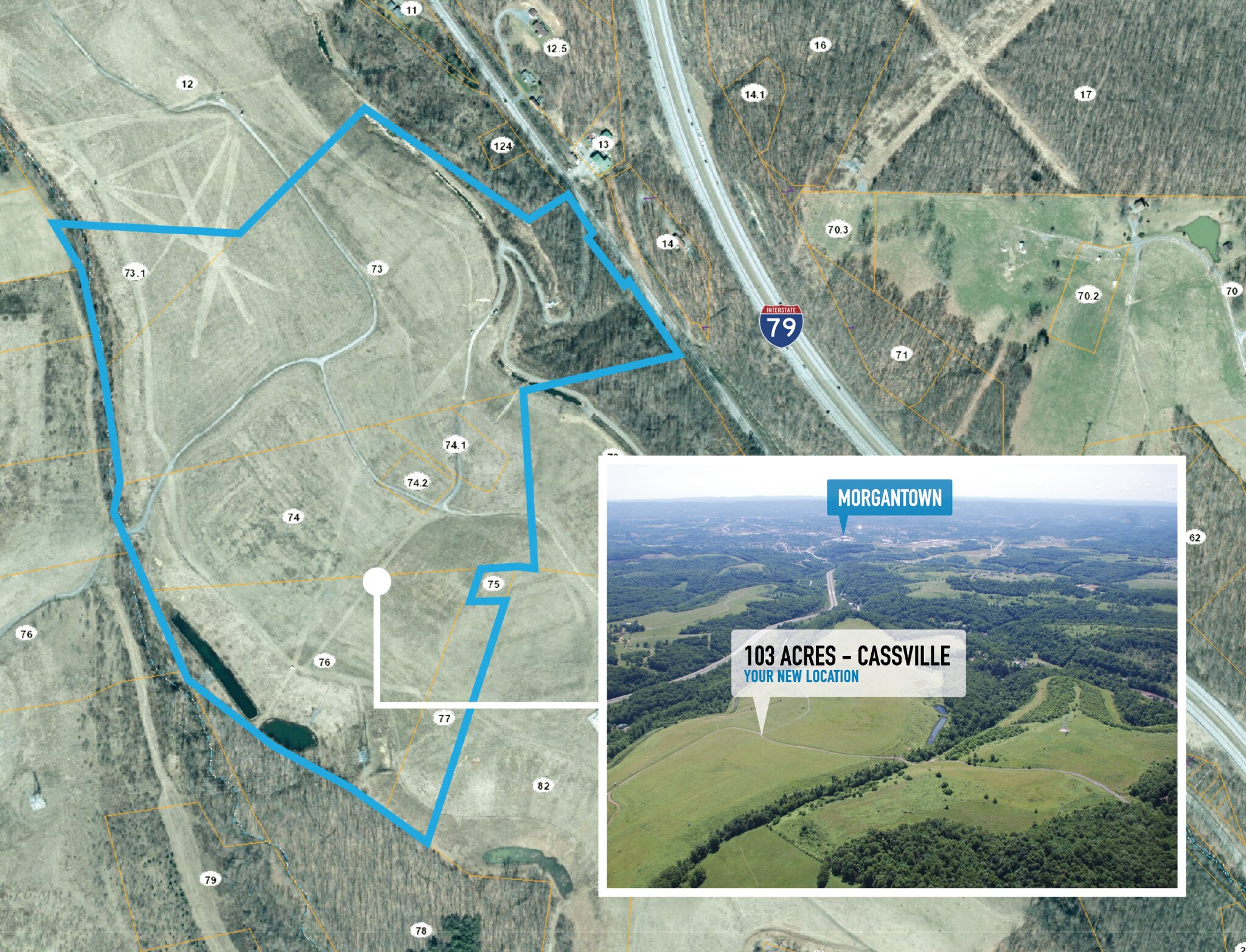 Guston Rd, Cassville, WV for sale Building Photo- Image 1 of 1