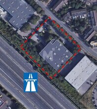 Évry-Courcouronnes, ESS - Aerial  map view