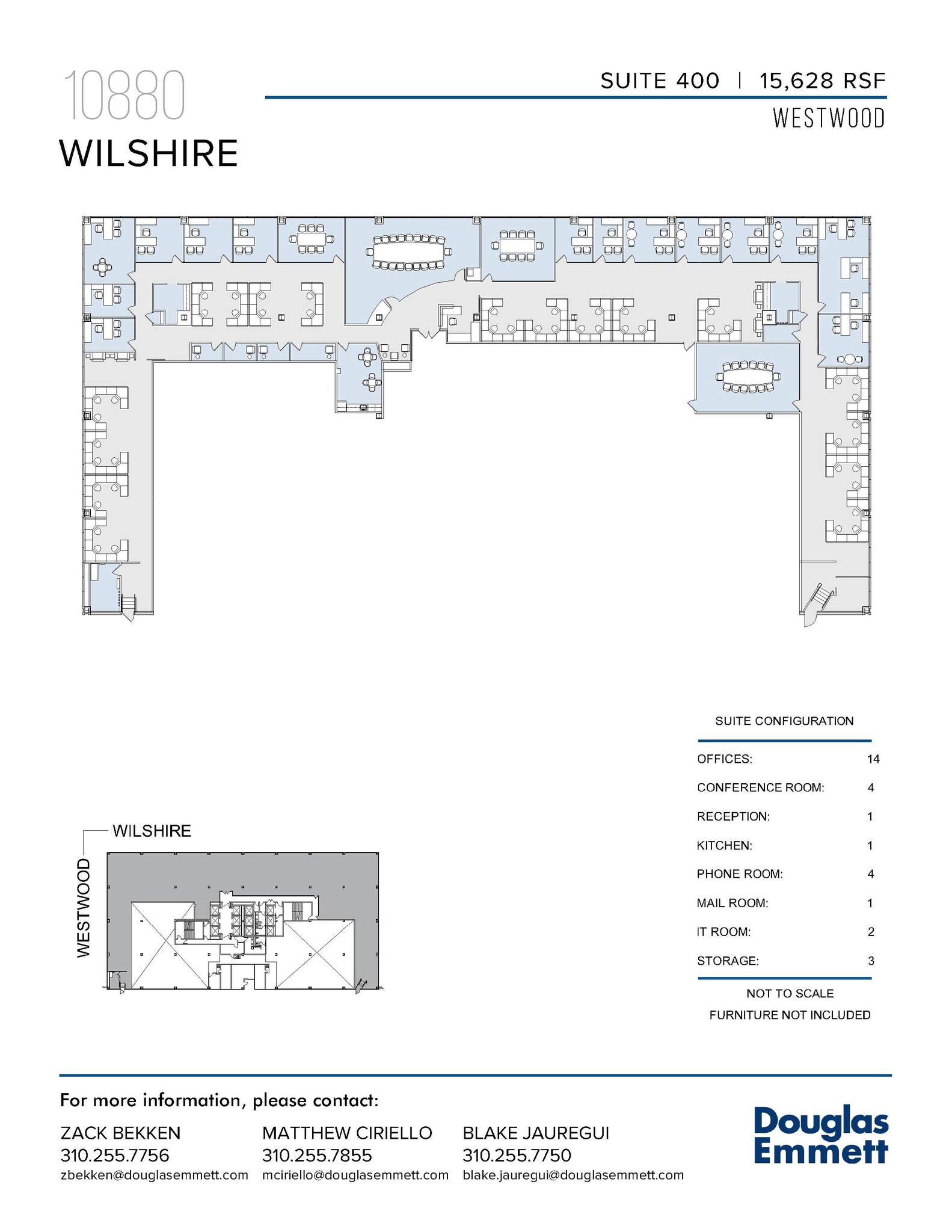 10880 Wilshire Blvd, Los Angeles, CA to rent Floor Plan- Image 1 of 1