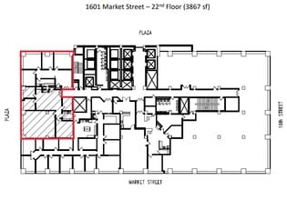 1601 Market St, Philadelphia, PA to rent Floor Plan- Image 1 of 1