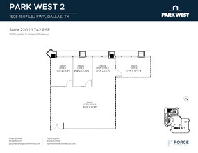 1501-1507 Lyndon B Johnson Fwy, Dallas, TX for rent Floor Plan- Image 1 of 2