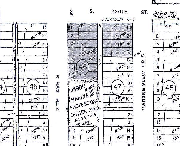 22014 7th Ave S, Des Moines, WA to rent - Plat Map - Image 2 of 14