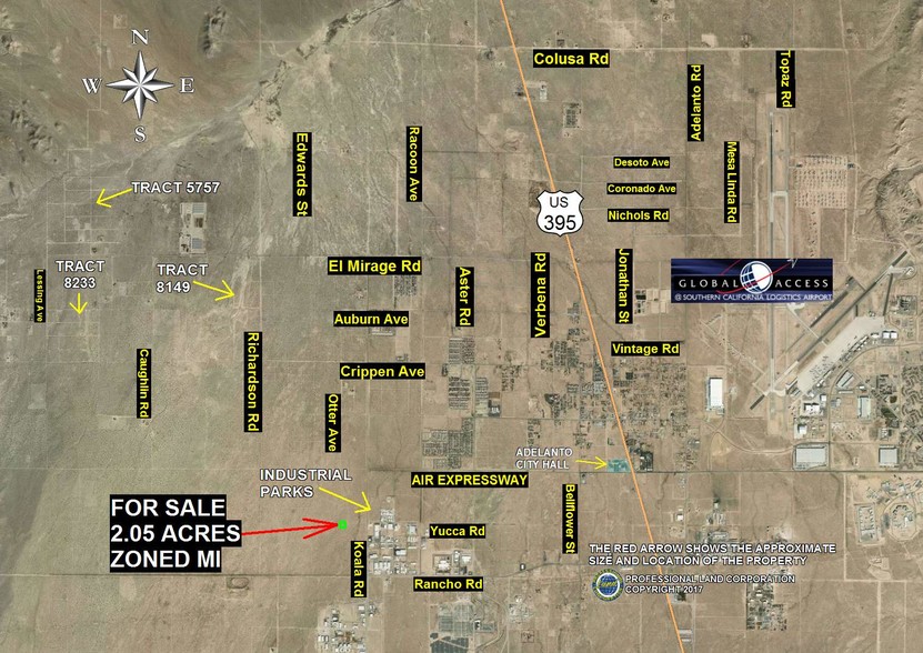 Yucca Rd & Otter St, Adelanto, CA for sale - Primary Photo - Image 1 of 2