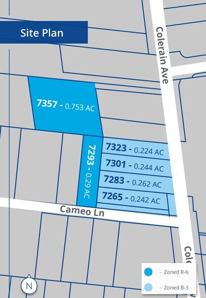 7265 & 7357 Colerain Ave, Cincinnati, OH for sale - Site Plan - Image 2 of 2