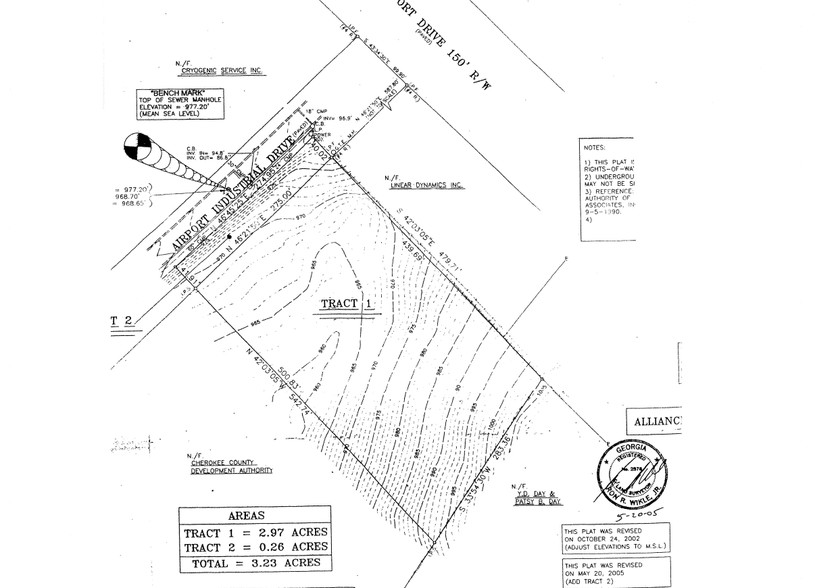 Airport Industrial Dr, Ball Ground, GA for sale - Plat Map - Image 2 of 8