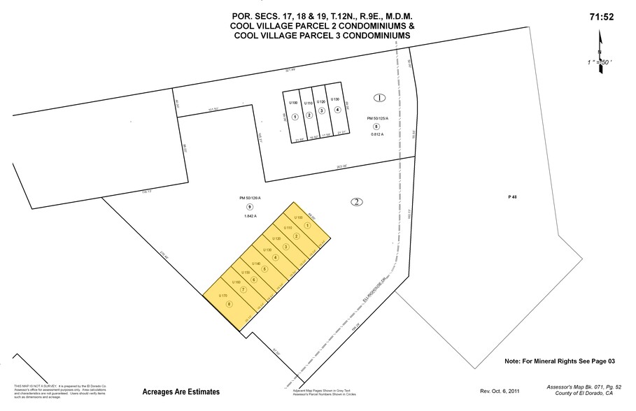 5020 Ellinghouse Dr, Cool, CA for rent - Plat Map - Image 2 of 2