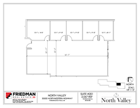 30500 Northwestern Hwy, Farmington Hills, MI for rent Floor Plan- Image 1 of 2