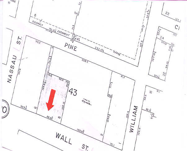 30 Wall St, New York, NY to rent - Plat Map - Image 2 of 12