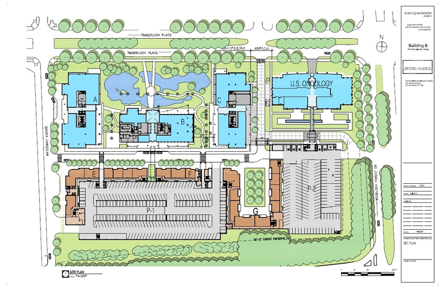 Waterway Ave & Timberloch Pl, The Woodlands, TX for rent - Site Plan - Image 2 of 3