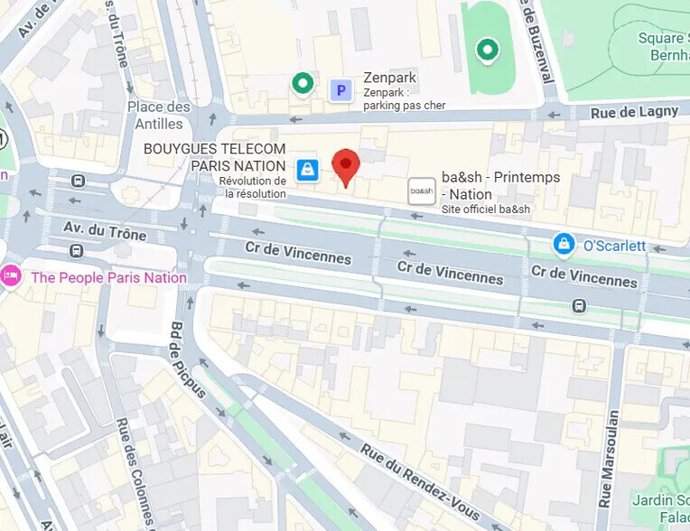 Retail in Paris for sale - Map - Image 2 of 3