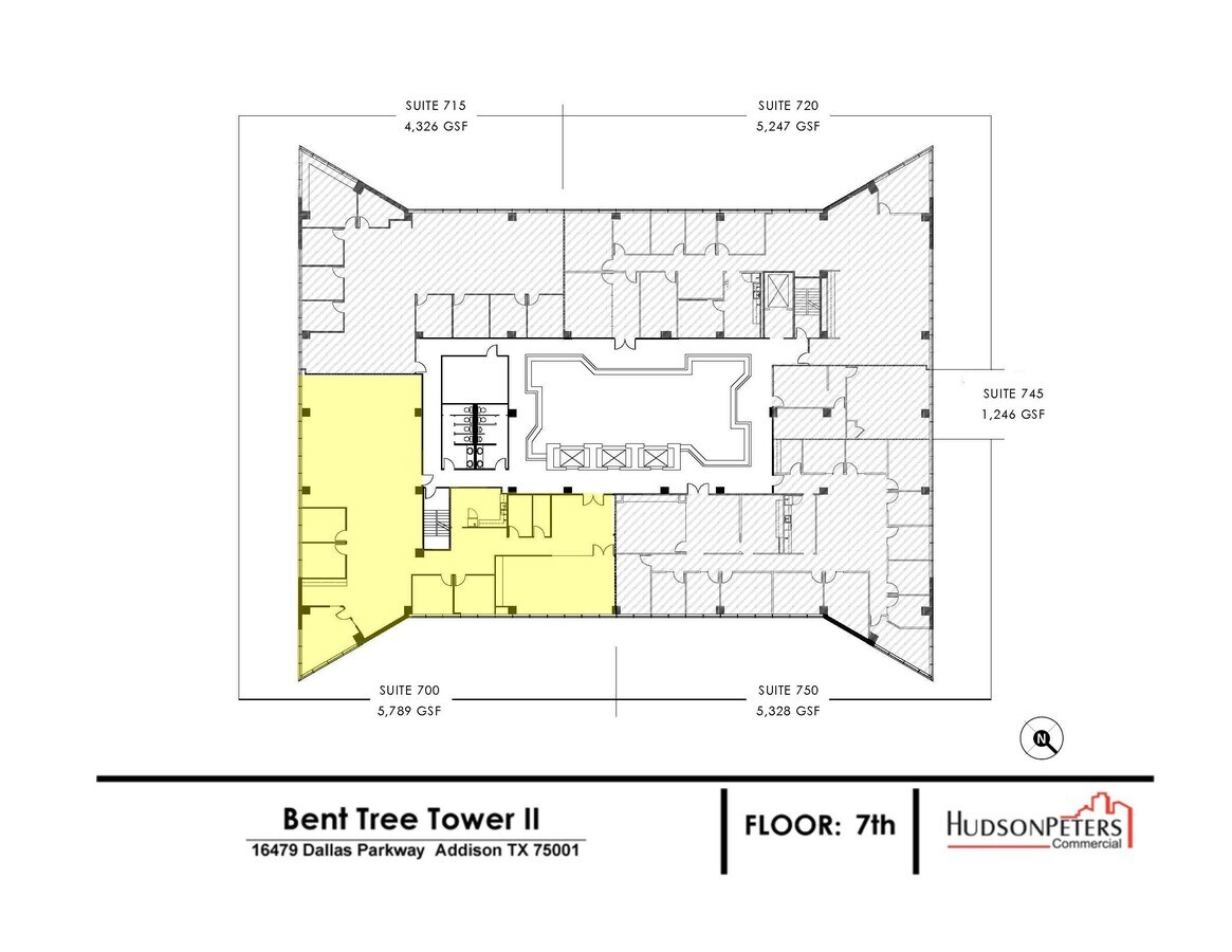 16479 Dallas Pky, Addison, TX 75001 - Unit 700 -  - Floor Plan - Image 1 of 1