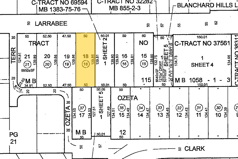 1229 Larrabee St, West Hollywood, CA for sale - Plat Map - Image 2 of 2