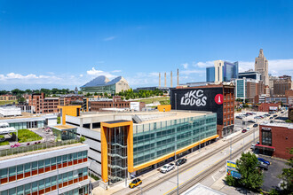 1722 Main St, Kansas City, MO - aerial  map view