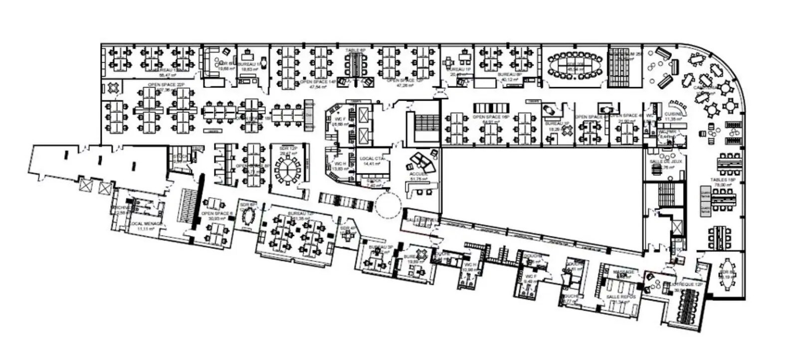8-30 Terrasse Bellini, Puteaux, HDS 92800 - Unit 36 -  - Floor Plan - Image 1 of 5