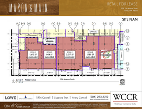 209 12th Ave S, Seattle, WA for rent Site Plan- Image 1 of 1