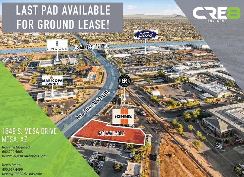 1849 S Mesa Dr, Mesa, AZ for sale - Building Photo - Image 1 of 5