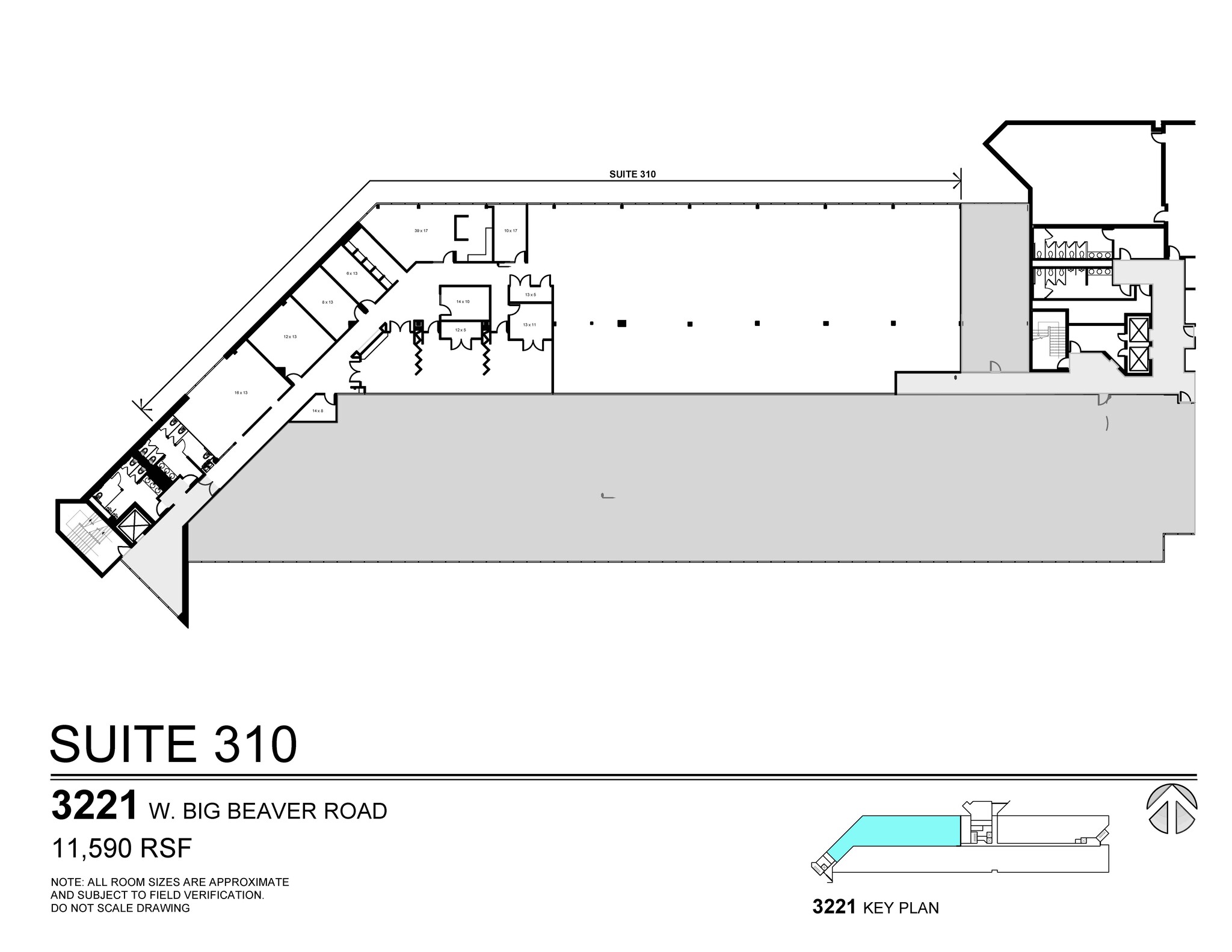 3155 W Big Beaver Rd, Troy, MI for rent Floor Plan- Image 1 of 1