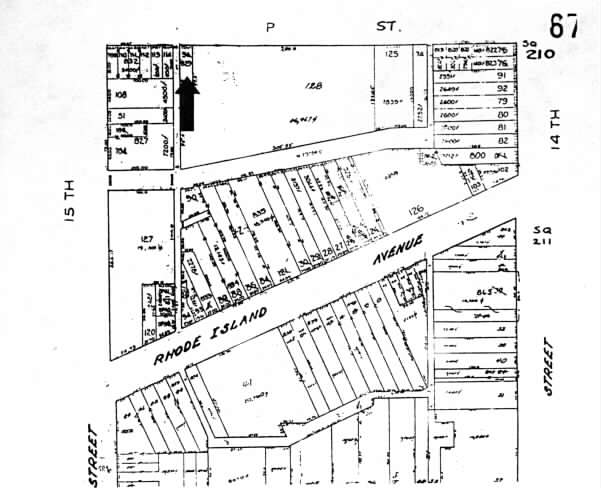 1450 P St NW, Washington, DC for rent - Plat Map - Image 2 of 23