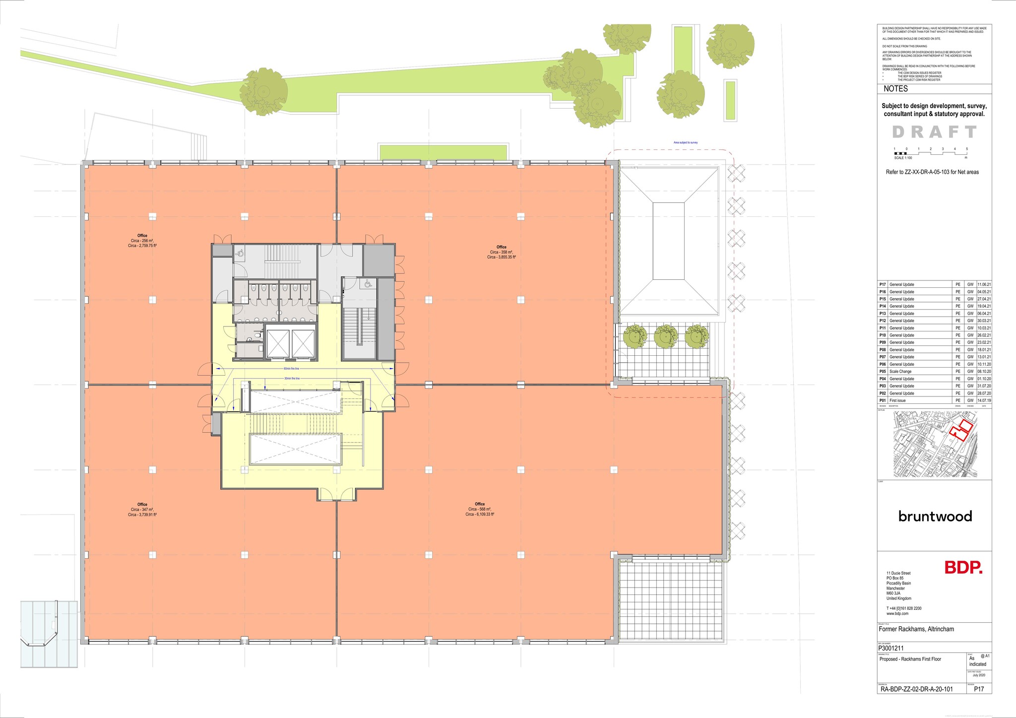 2 George St, Altrincham to rent Floor Plan- Image 1 of 6