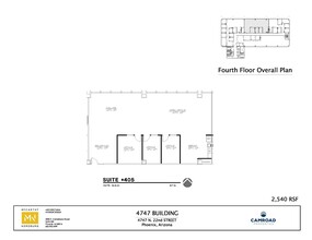 4747 N 22nd St, Phoenix, AZ for rent Floor Plan- Image 1 of 1