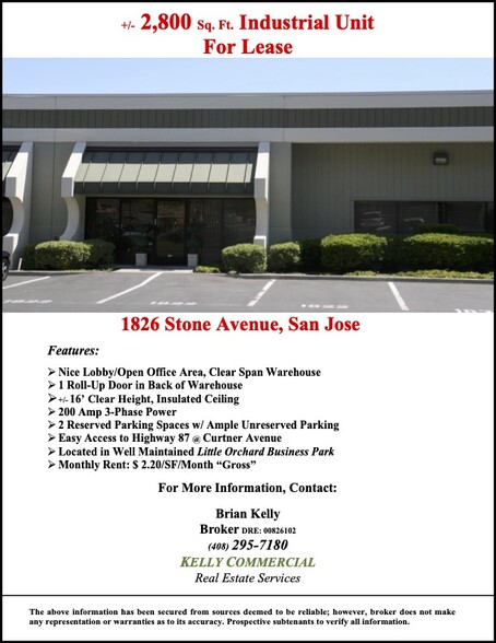 1820-1828 Stone Ave, San Jose, CA for rent - Building Photo - Image 2 of 5