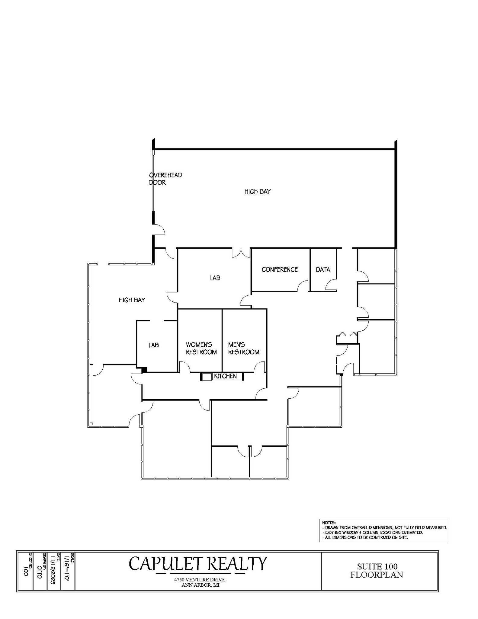 4750 Venture Dr, Ann Arbor, MI to rent Floor Plan- Image 1 of 2