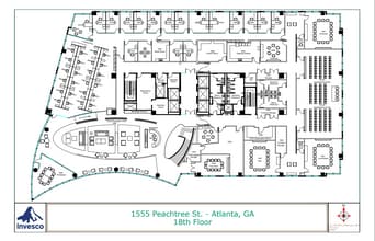 1555 Peachtree St, Atlanta, GA to rent Floor Plan- Image 1 of 1